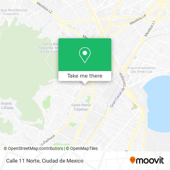 Mapa de Calle 11 Norte