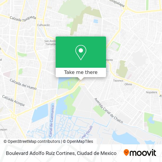 Boulevard Adolfo Ruíz Cortines map