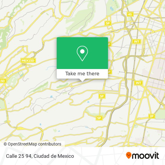 Calle 25 94 map