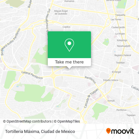 Tortilleria Máxima map