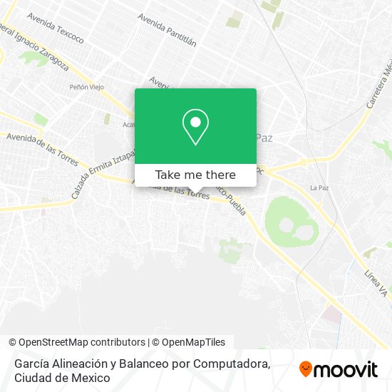 García Alineación y Balanceo por Computadora map