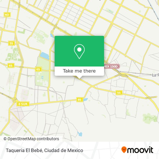 Taqueria El Bebé map