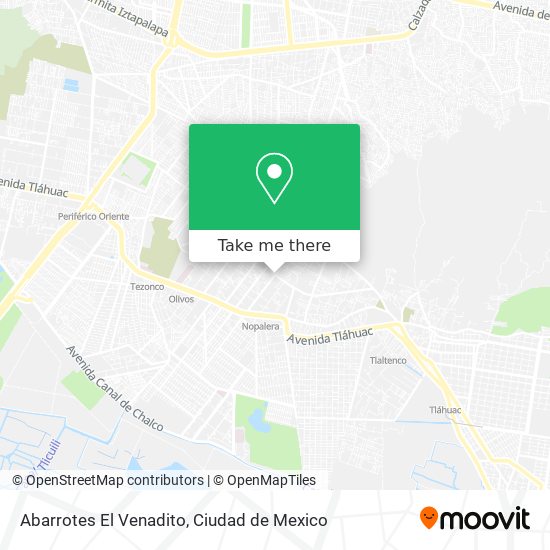 Abarrotes El Venadito map