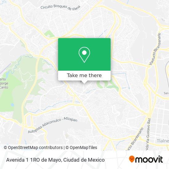 Avenida 1 1RO de Mayo map