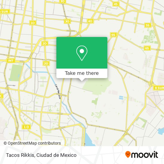 Mapa de Tacos Rikkis