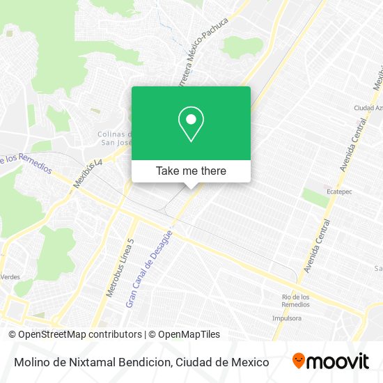 Molino de Nixtamal Bendicion map