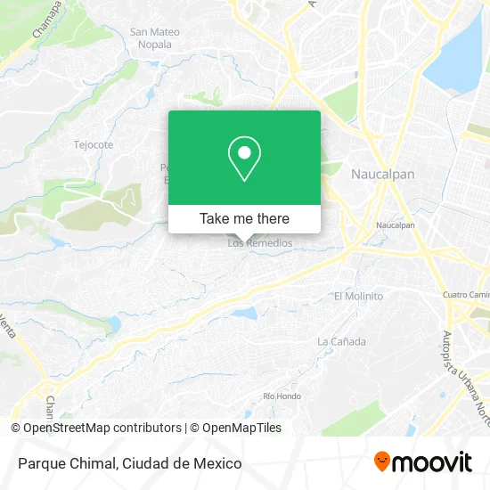 Parque Chimal map