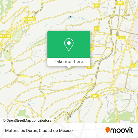 Materiales Duran map