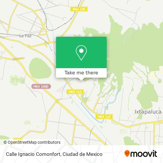 Mapa de Calle Ignacio Comonfort