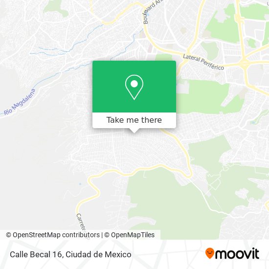 Calle Becal 16 map