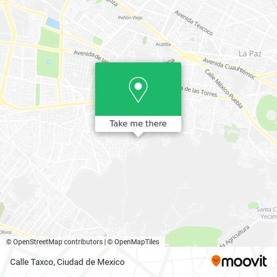 Calle Taxco map