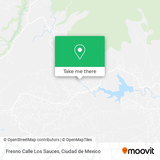Fresno Calle Los Sauces map