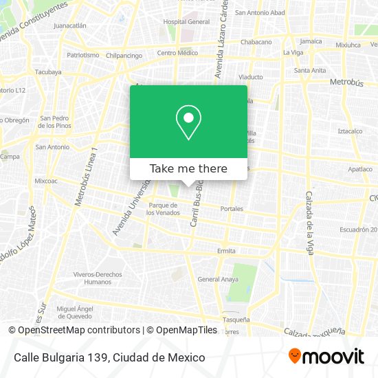 Calle Bulgaria 139 map