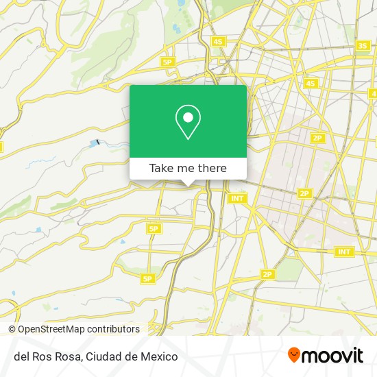 del Ros Rosa map