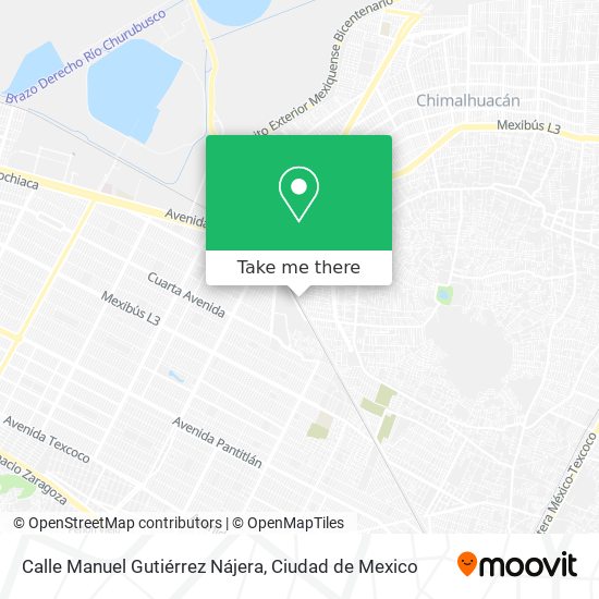 Calle Manuel Gutiérrez Nájera map