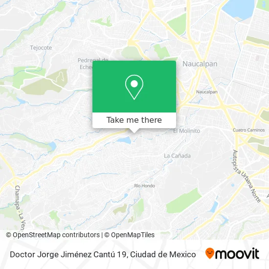 Doctor Jorge Jiménez Cantú 19 map