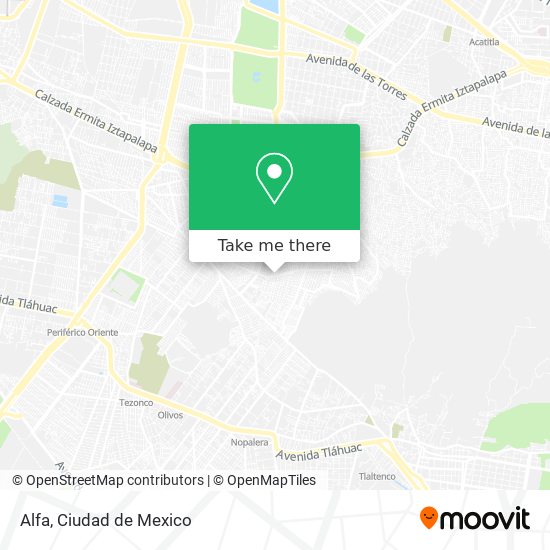 Mapa de Alfa