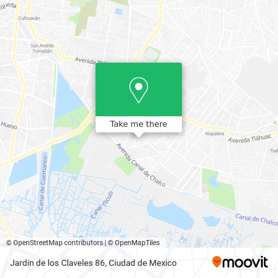 Jardín de los Claveles 86 map