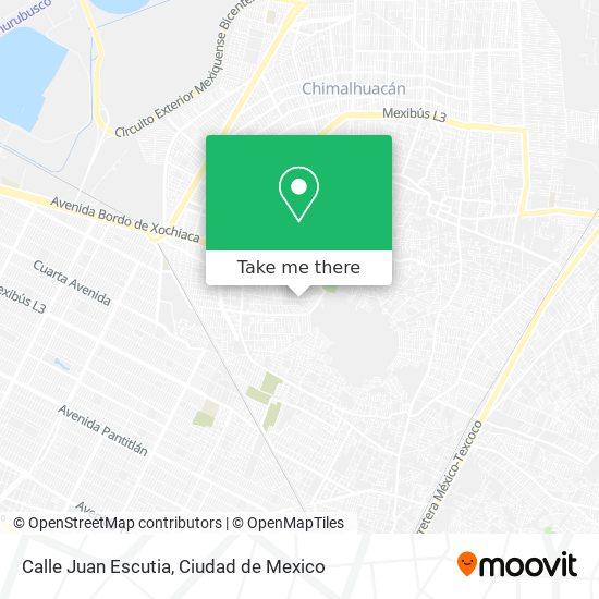 Calle Juan Escutia map