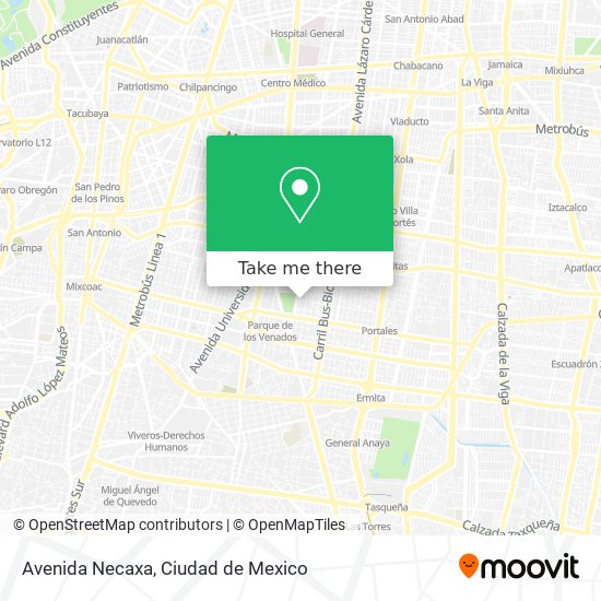 Mapa de Avenida Necaxa