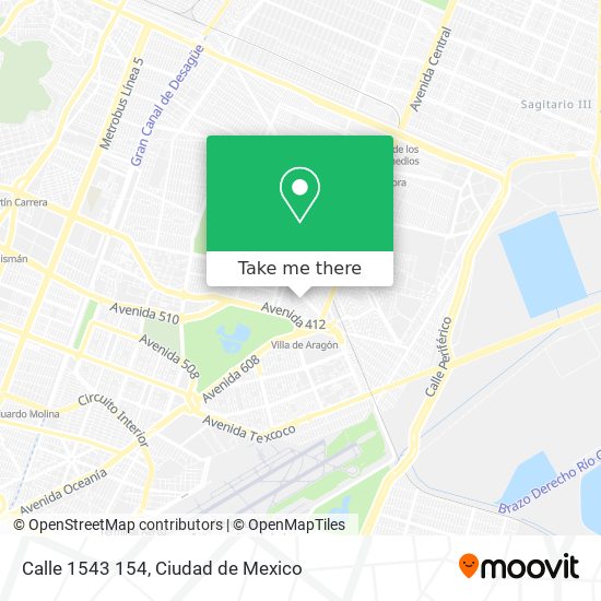 Calle 1543 154 map