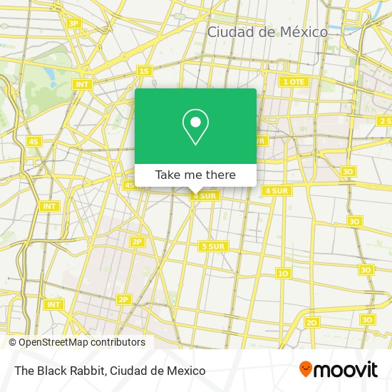 The Black Rabbit map