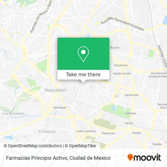 Farmacias Principio Activo map