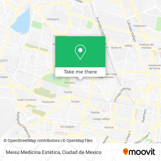 Meisú Medicina Estética map