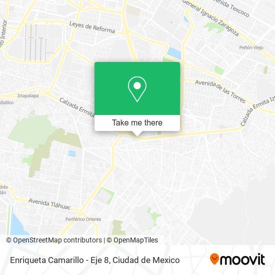 Enriqueta Camarillo - Eje 8 map