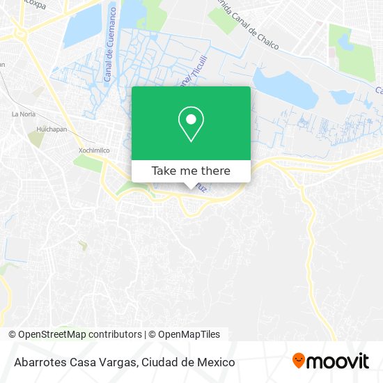 Mapa de Abarrotes Casa Vargas