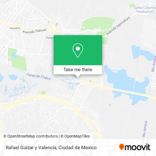 Rafael Guizar y Valencia map