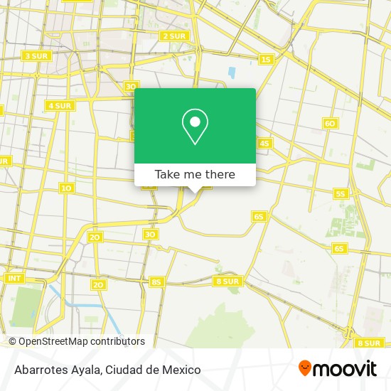 Abarrotes Ayala map