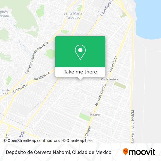 Depósito de Cerveza Nahomi map