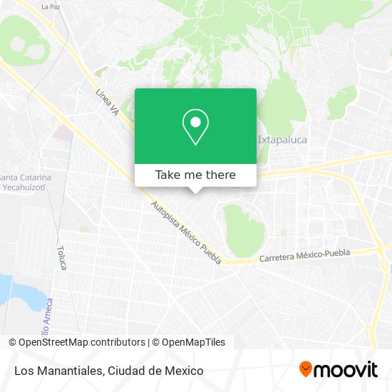 Mapa de Los Manantiales