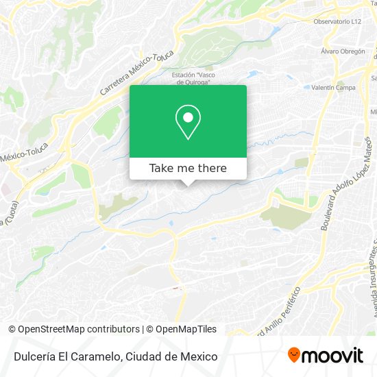 Dulcería El Caramelo map