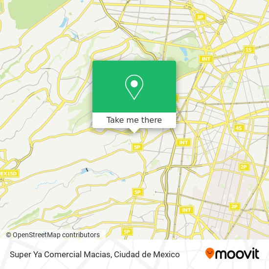 Mapa de Super Ya Comercial Macias