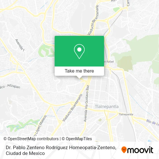 Dr. Pablo Zenteno Rodríguez Homeopatía-Zenteno map