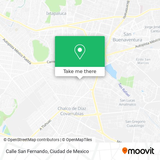 Mapa de Calle San Fernando