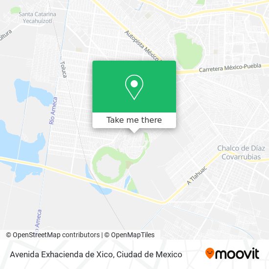 Avenida Exhacienda de Xico map