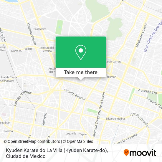 Mapa de Kyuden Karate do La Villa (Kyuden Karate-do)