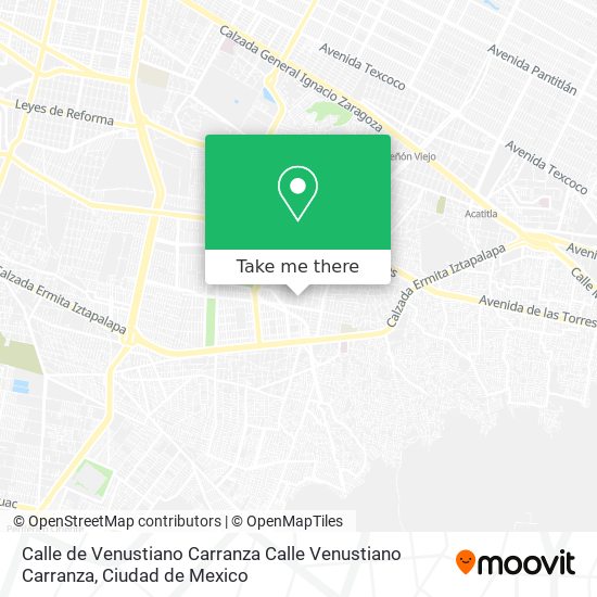 Calle de Venustiano Carranza Calle Venustiano Carranza map