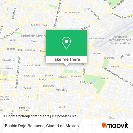 Mapa de Bushin Dojo Balbuena