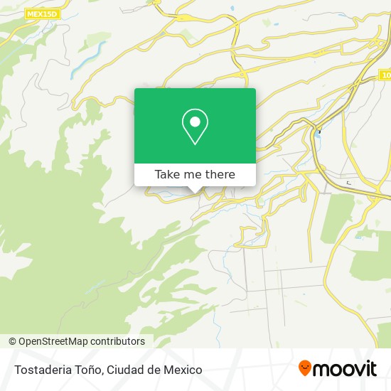 Mapa de Tostaderia Toño