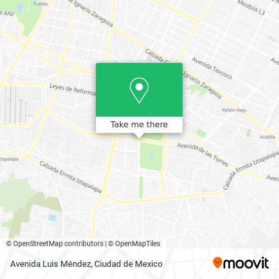 Avenida Luis Méndez map