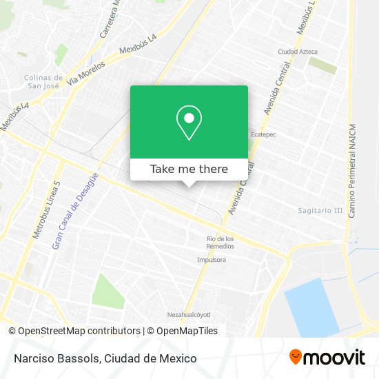 Mapa de Narciso Bassols