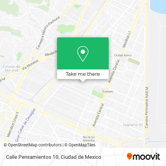 Calle Pensamientos 10 map