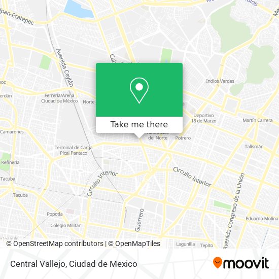 Mapa de Central Vallejo