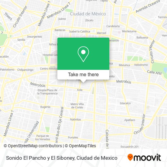 Mapa de Sonido El Pancho y El Siboney