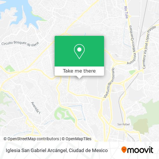 Iglesia San Gabriel Arcángel map