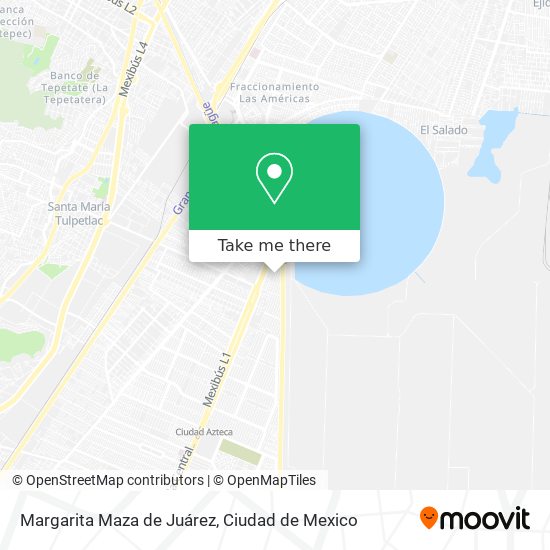 Margarita Maza de Juárez map